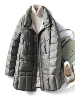 Janveny 2025 New Winter Women Lightweight 90% White Duck Down Jacket Ultra Light Warm Loose Puffer Feather Coat Female Parkas