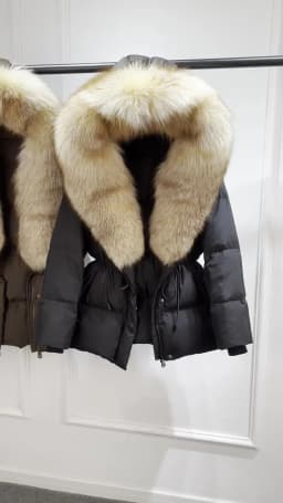 Janveny 2026 Winter Clothing Puffer Jacket Women Large Natural Fox Fur Hooded Thick Warm 90% White Duck Down Coat Female Parkas