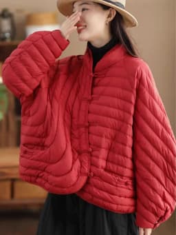 Janveny Women 90% Ultra Light White Duck Down Jacket Oversize Loose Causal Short Puffer Coat Autumn Winter Vintage Female Parkas