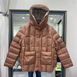 Lagabogy 2025 Winter Women 90% White Duck Down Coat Female Stand Collar Single-Breasted Puffer Jacket Casual Loose Hooded Parkas