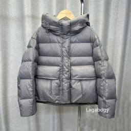Lagabogy 2025 New Winter Women Short Parkas Warm Casual Loose  White Duck Down Coats Female Solid Oversize Soft Puffer Jacket