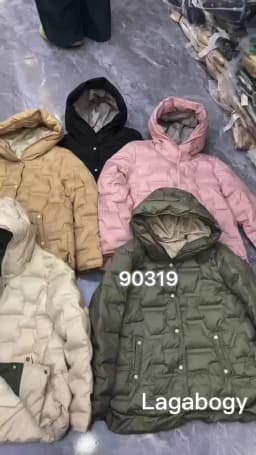 Lagabogy 2025 Autumn Winter Women White Duck Down Coat Casual Single Breasted Hooded Jacket Female Light Puffer Parka Outwear