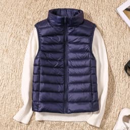 New Causal Women White Duck Down Vest Ultra Light Vest Jacket Winter Weightless Sleeveless Coat winter warm waistcoat