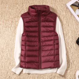 New Causal Women White Duck Down Vest Ultra Light Vest Jacket Winter Weightless Sleeveless Coat winter warm waistcoat
