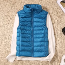 New Causal Women White Duck Down Vest Ultra Light Vest Jacket Winter Weightless Sleeveless Coat winter warm waistcoat