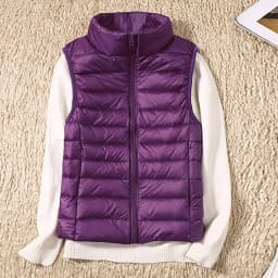 New Causal Women White Duck Down Vest Ultra Light Vest Jacket Winter Weightless Sleeveless Coat winter warm waistcoat