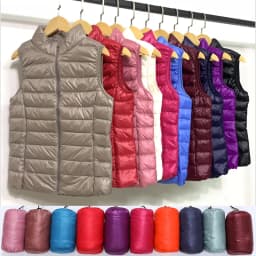 New Causal Women White Duck Down Vest Ultra Light Vest Jacket Winter Weightless Sleeveless Coat winter warm waistcoat