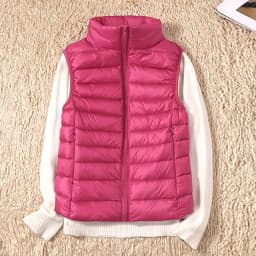 New Causal Women White Duck Down Vest Ultra Light Vest Jacket Winter Weightless Sleeveless Coat winter warm waistcoat