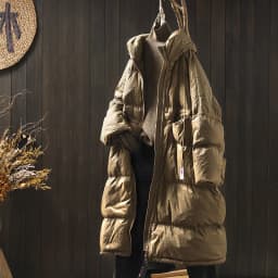 Janveny 2025 New Winter Hooded Drawstring Loose Puffer Jacket Women Solid Casual Silhouette Long 90% White Duck Down Warm Coat