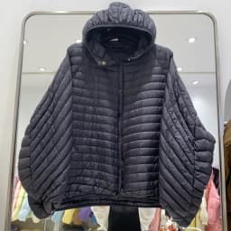 Lagabogy 2026 Winter Vintage Women Oversized Hood Puffer Jacket Female Casual Ultra Light Lantern Sleeve 90%White Duck Down Coat