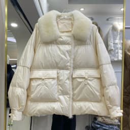 Lagabogy 2025 New Winter Women Real Fox Fur 90% White Duck Down Jacket Short Puffer Coat Female Vintage Mink Fur Patchwork Parka