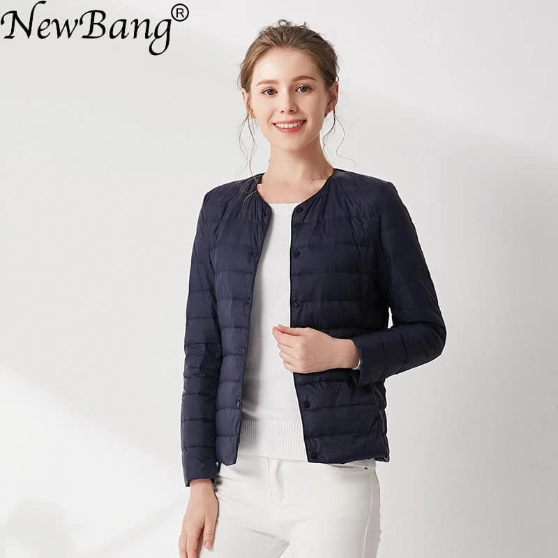 NewBang Ultra Light Duck Down Women Matt Fabric Lightweight Coat Warm Female Windbreaker Parka Women's Down Jackets Plus Coats