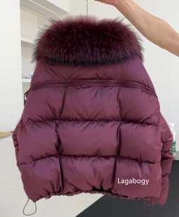 Lagabogy 2026 New Loose Parkas Outwear Large Real Natural Fur Collar Winter Puffer Jacket Women Thick Warm Duck Down Coat Female