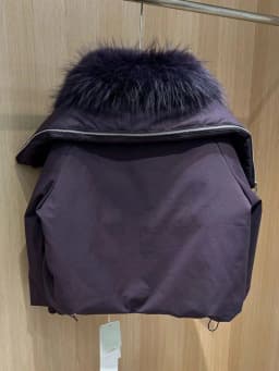 Janveny 2026 New Winter Real Raccoon Fur Collar Short Puffer Jacket Women Loose Waterproof 90% White Duck Down Parka Warm Coats