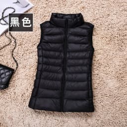 2023 New Women 90% White Duck Down Vest Women's Ultra Light Duck Down Vest Jacket Autumn Winter High collar Sleeveless Coat