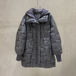 Lagabogy 2025 New Winter Women Long White Duck Down Jacket Female Casual Loose Warm Parkas Knitted Hat Detachable Puffer Coat