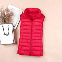Ultralight Down Vest Women 2025 New Sleeveless Jacket Female White Duck Down Waistcoat Female Warm Puffer Jacket Outwear