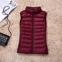 Ultralight Down Vest Women 2025 New Sleeveless Jacket Female White Duck Down Waistcoat Female Warm Puffer Jacket Outwear
