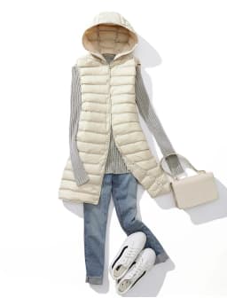 SEDUTMO Winter Duck Down Vest Women Ultra Light Thin Long hooded Jackets Slim Waistcoat Casual Basic Parkas ED1769