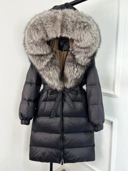 Janveny 2026 Winter Puffer Jacket Women Large Real Fox Fur Hooded Thick Warm White Duck Down Coat Long Female Parkas Waterproof