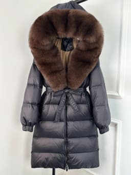 Janveny 2026 Winter Puffer Jacket Women Large Real Fox Fur Hooded Thick Warm White Duck Down Coat Long Female Parkas Waterproof