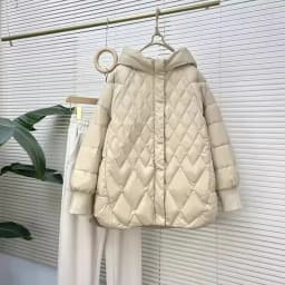 Lagabogy 2025 New Autumn Winter Women Hooded Loose 90% White Duck Down Jacket Casual Female Warm Puffer Coat Snow Parkas Outwear