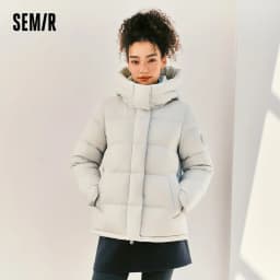Semir Women Down Jacket 90 Percent Down Fill Goose Down Fill 2026 Winter Everyday Style Outdoor Layer Warm Insulation