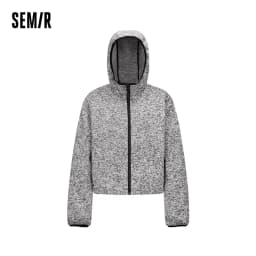 Semir Women Down Jacket Hooded 90 Percent Down Fill Lightweight Loose Fit Modern Style 2026 New Winter Daily Wear