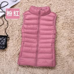 2026 White Duck Down Jacket Women Vest Autumn Winter Sleeveless Waistcoat Warm Lightweight Puffer Jacket Female Tops Outwear