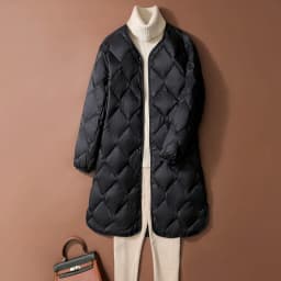 Ultra-Thin Quilted Jacket Women's V-Neck Long Sleeve Lightweight Padded Coat Spring Autumn Fashion Casual Straight Cut Coat