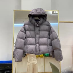 Lagabogy 2026 New Autumn Winter White Duck Down Jackets For Women Solid Thick Warm Loose Parkas Female Hooded Zipper Puffer Coat