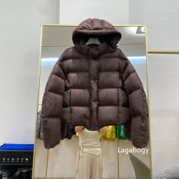 Lagabogy 2026 New Autumn Winter White Duck Down Jackets For Women Solid Thick Warm Loose Parkas Female Hooded Zipper Puffer Coat