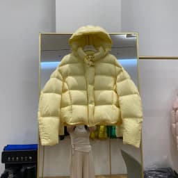 Lagabogy 2026 New Autumn Winter White Duck Down Jackets For Women Solid Thick Warm Loose Parkas Female Hooded Zipper Puffer Coat
