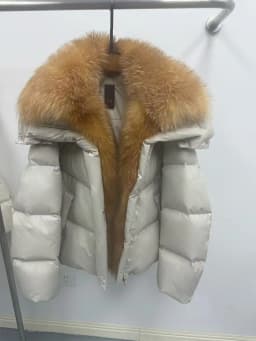New Fashion Winter Women Goose Down Jacket Real Fox Raccoon Fur Collar Jacket Detachable Sleeves Thick Warm Luxury Female Coat