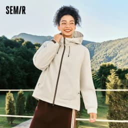 Semir Women Down Jacket Waterproof Windproof Stain Resistant 90 Percent Down Fill Three Layer Design 2026 Winter Everyday Style