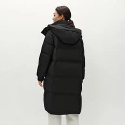 Semir Long Down Coat Hooded Raglan Sleeve Women 2025 Winter Solid Color Warm Thickened Casual Daily Insulated Outerwear