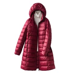 0-10℃ Women Winter Coat Hat Detachable Autumn Ultralight Duck Down Jacket for Women Slim Puffer Jacket Windproof Long Down Coat