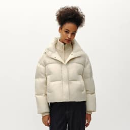 Semir Women Down Jacket Water Repellent 90 Percent Down Fill Layered Look Loose Fit Puffer Shape 2026 Winter Warm Insulation