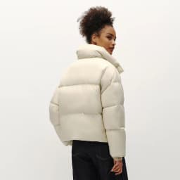 Semir Women Down Jacket Water Repellent 90 Percent Down Fill Layered Look Loose Fit Puffer Shape 2026 Winter Warm Insulation