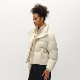 Semir Women Down Jacket Water Repellent 90 Percent Down Fill Layered Look Loose Fit Puffer Shape 2026 Winter Warm Insulation