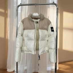 Short Puffer Jacket Stand Collar Warmth Bread Style White Duck down Filling Eco Friendly Material Women's Winter Coat