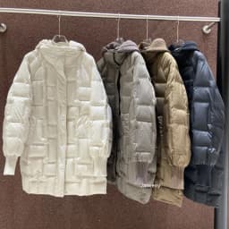 Janveny 2025 New Winter Long White Duck Down Jacket Women Casual Loose Fit Warm Parkas Knitted Hat Detachable Puffer Down Coat