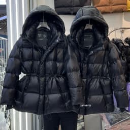 Janveny 2025 New Winter High Waisted 90% White Duck Down Coat Women Hooded Loose Thickened Warm Black Extreme Cold Puffer Jacket