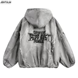 Autumn Winter New Men's Tide Original Design Techwear High Street Fashion Trend Vintage Jacket Chic Casual Coats Men Clothing