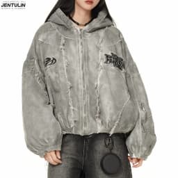 Autumn Winter New Men's Tide Original Design Techwear High Street Fashion Trend Vintage Jacket Chic Casual Coats Men Clothing