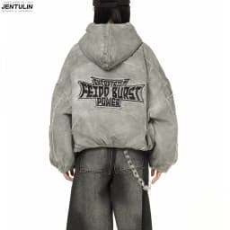 Autumn Winter New Men's Tide Original Design Techwear High Street Fashion Trend Vintage Jacket Chic Casual Coats Men Clothing