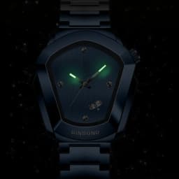 BINBOND Luxury Mens Watches Stainless Steel Strap New Concept Quartz Calendar Business Sports WristWatch Fashion Watches For Men