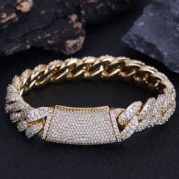 Hip Hop Jewelry Custom New Style Iced Out Cuban Link Necklace Bling Round Diamond Stones 13mm 2 Rows Miami CZ Chain Women