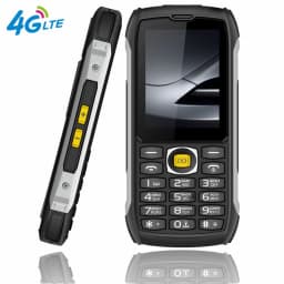 EAOR 4G LTE Waterproof Rugged Big Battery Power Bank Feature Keypad 2.8 IPS Display Volume Side Key SOS Flashlight Mobile Phone