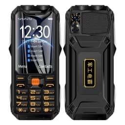 YEEMI Q9 4G Network Feature Phone 2 SIM Rugged Phones 3.5 Inch 18000mAh Big Battery Loud Voice Phone For Elder Cellphone SOS